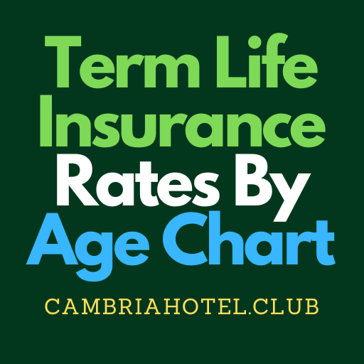 Term Life Insurance Rates By Age Chart